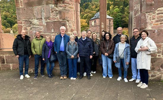 Ganz oben angekommen...im Schloss Heidelberg